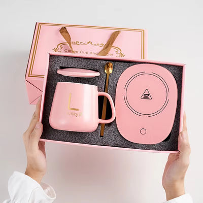 Electric Beverage Heating Plate Smart Milk Tea Coffee Cup Mug Warmer for Desk