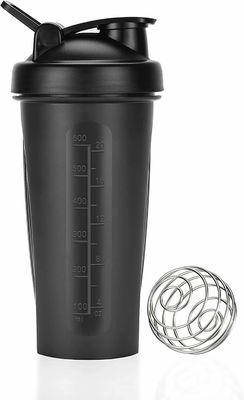 600ml Shaker Bottle 20oz Protein Shaker Plastic Bottle Portable Fitness Bottle for Fitness Enthusiasts Athletes