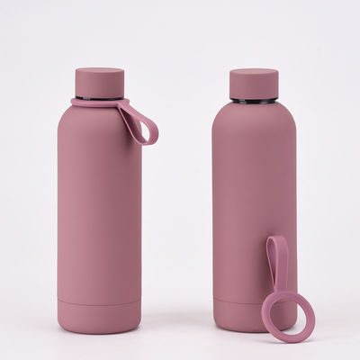 Small Mouth Thermos Cup, Outdoor Stainless Steel Bottle, Rubber Paint Sports Kettle, Thickened Double Water Cup