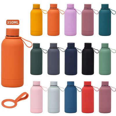 Small Mouth Thermos Cup, Outdoor Stainless Steel Bottle, Rubber Paint Sports Kettle, Thickened Double Water Cup