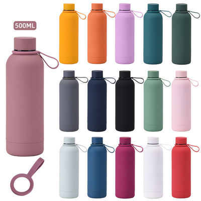 Sports Water Bottle Is Small and Portable with 304-material Thermos Cups 500ML Summer Small Mouth Bottle Outdoor
