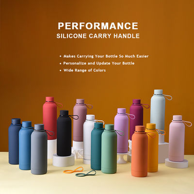 Custom Logo Double Wall Vacuum Cup Insulated Sport  Drinking Bottles Metal Stainless Steel Thermal Water Bottles Thermos Flask