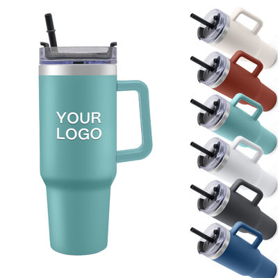 40 Oz Stainless Steel Travel Mug Tumbler Cup Manufacturer Double Insulation Vacuum Coffee Mug 40oz Tumbler With Straw Handle