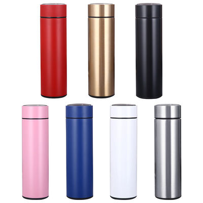 Wholesale Creative 304 Led Temperature Display Vacuum Flasks Office Business Gift Water Bottle Battery Replaceable Thermos Cup
