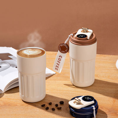 16 Oz Travel Coffee Mug Tumbler Mug Coffee Mug Stainless Steel Insulated Smart Coffee Tumbler With Led Temperature Display