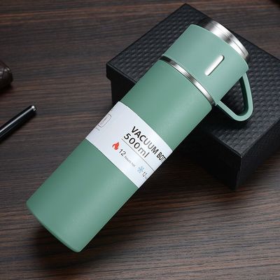 3 Piece Set Water Bottle Tumbler Gift Set Tumbler Set Vacuum Insulated Travel Tumbler 3 in 1 Water Bottle Kit With Handle