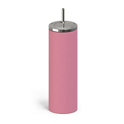 New Arrival Vacuum Flask Sublimation Tumblers 20 Oz Straight Skinny Travel Tumbler With Lid and Straw