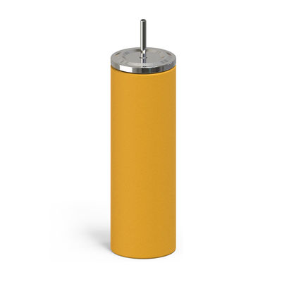 New Arrival Vacuum Flask Sublimation Tumblers 20 Oz Straight Skinny Travel Tumbler With Lid and Straw