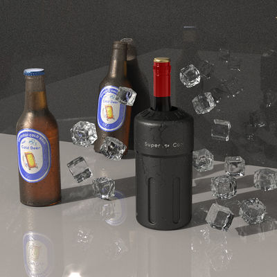 Wine Ice Bucket Outdoor Ice Bucket Wine Bottle Chill Cooler Portable Ice Pack Quick Cooling Champagne Removable Cooling Jug
