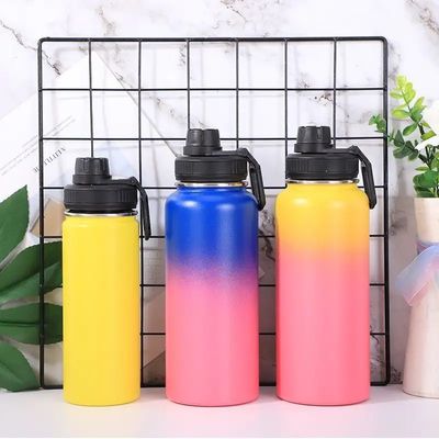 20oz Beautiful Colofulsports Double Wall Stainless Steel Water Bottle Big Capacity 600ml Wholesale Price Stainless Steel Mug Cup