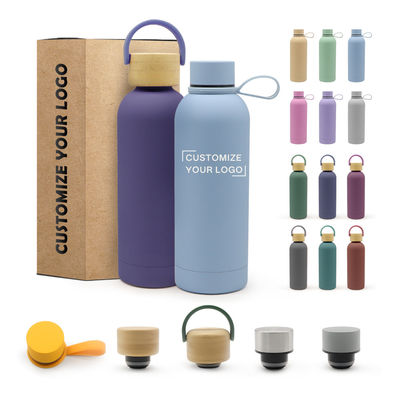 Wholesale Reusable Stainless Steel Water Bottle Double Wall Metal Water Bottles Insulated Vacuum Thermos Flasks Thermal Bottle