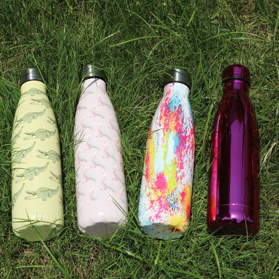 304 Stainless Steel Cola Shape Water Bottle Leakproof Bpa-Free 500ml Sports Flask Water Bottle Vacuum Insulated Water Bottle