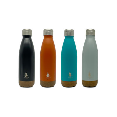 304 Stainless Steel Cola Shape Water Bottle Leakproof Bpa-Free 500ml Sports Flask Water Bottle Vacuum Insulated Water Bottle