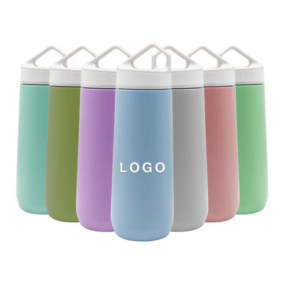 Custom Logo 20oz 21oz 22oz Hiking Water Bottle Portable Insulated Stainless Steel Vacuum Flask With Handle Lid