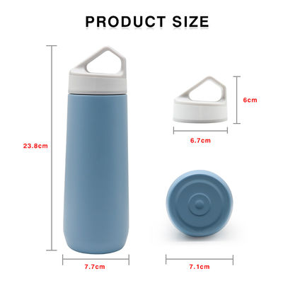 Custom Logo 20oz 21oz 22oz Hiking Water Bottle Portable Insulated Stainless Steel Vacuum Flask With Handle Lid