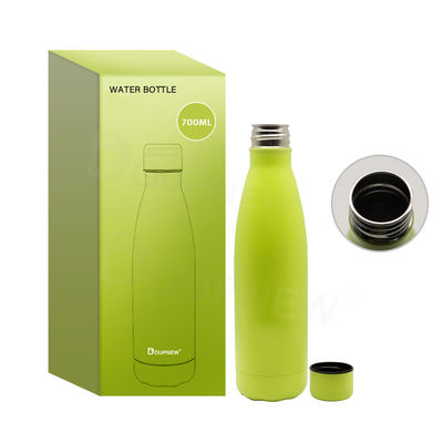 Customized 22oz Stainless Steel Single Wall Water Bottle 304 Stainless Steel Thermos Flask Single Layer Drink Bottle