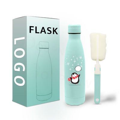 Customized 22oz Stainless Steel Single Wall Water Bottle 304 Stainless Steel Thermos Flask Single Layer Drink Bottle