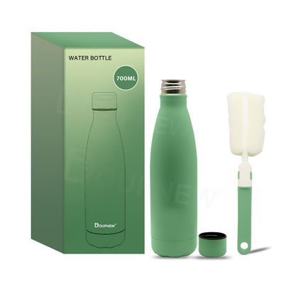 Customized 22oz Stainless Steel Single Wall Water Bottle 304 Stainless Steel Thermos Flask Single Layer Drink Bottle