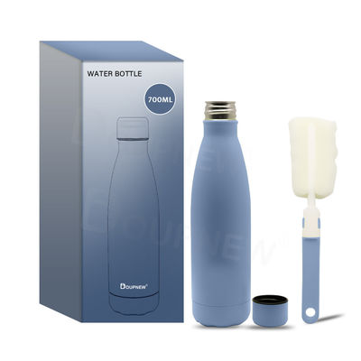 Customized 22oz Stainless Steel Single Wall Water Bottle 304 Stainless Steel Thermos Flask Single Layer Drink Bottle