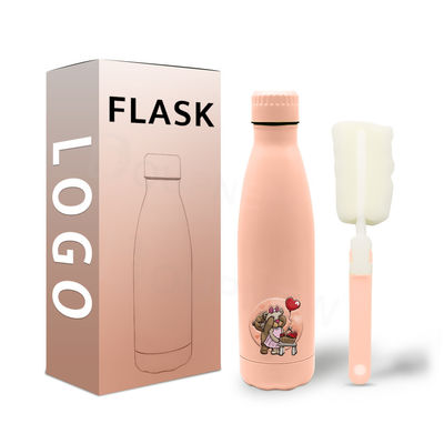 Customized 22oz Stainless Steel Single Wall Water Bottle 304 Stainless Steel Thermos Flask Single Layer Drink Bottle
