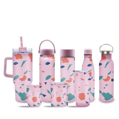 Straight Sublimation Tumbler Stainless Steel 20oz 30oz Tumbler Vacuum Insulated Stainless Steel Water Bottle