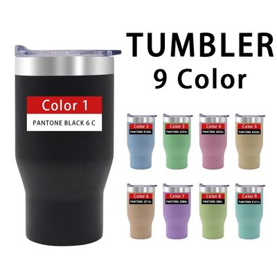 Straight Sublimation Tumbler Stainless Steel 20oz 30oz Tumbler Vacuum Insulated Stainless Steel Water Bottle