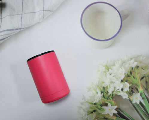 Logo Printed Stainless Steel Cup Double Wall Tumbler 12oz Coffee Thermos Travel Mug with Sliding Lid