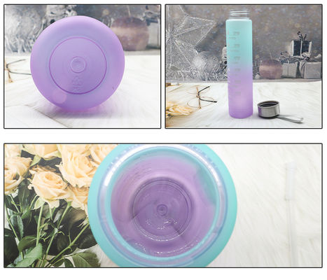 Water Bottle 3pcs in 1 Set Motivational Water Bottles 3 En 1 Garrafa 3 Em 1 Motivacional Plastic Water Bottle Set