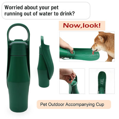2023 Pet Drinkware 800ml 304 Stainless Steel Dog Bottle Water Pet Water Bottle Insulated Stainless Steel Dog Water Bottle
