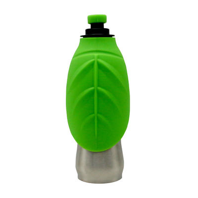 304 Stainless Steel Pet Water Bottle Single Wall Silicon Feeder Bottles for Dogs & Cats