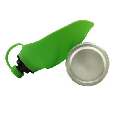 304 Stainless Steel Pet Water Bottle Single Wall Silicon Feeder Bottles for Dogs & Cats