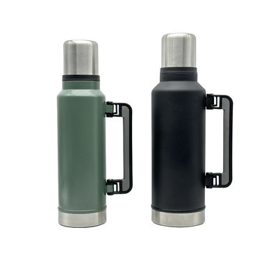 Custom Press Pour Style Hermos Water Bottles Vacuum 304 Stainless Steel Insulated Jug