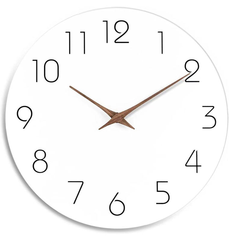 Wall Clock Living Room Bedroom Kitchen Home Decoration Wall Clock Silent Quartz Clock Holiday Gift 10 Inch